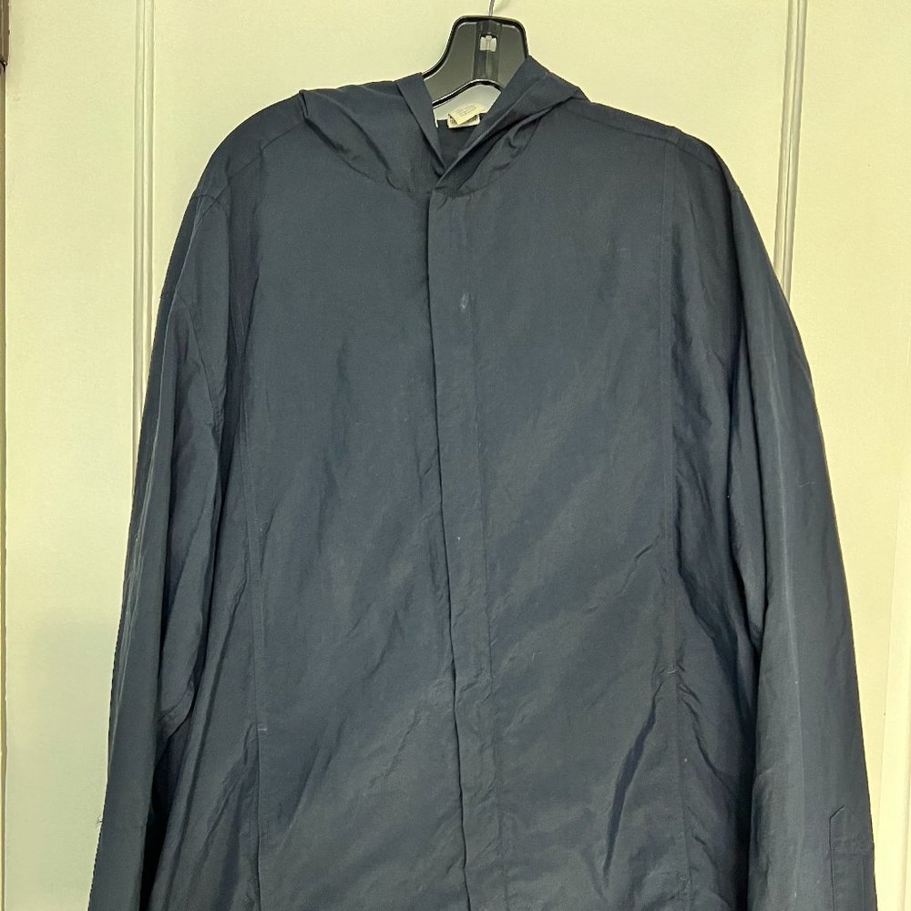 Vintage Men's Armani Exchange Black Nylon Windbreaker